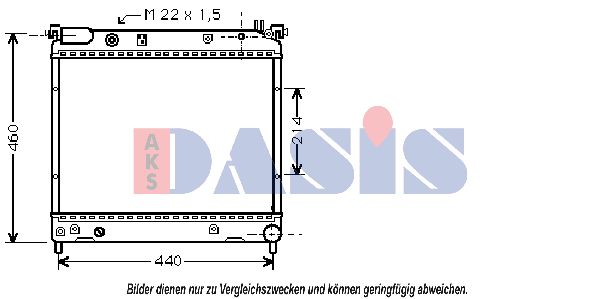 AKS DASIS Radiators, Motora dzesēšanas sistēma 320350N